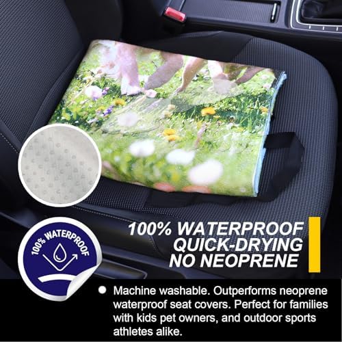 Back Seat Cover for Car Trucks Van SUV Jeep, Waterproof Rear Bench Towel Seat - Image 3