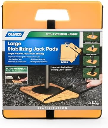 Camco Large RV Stabilizing Jack Pad - Image 5