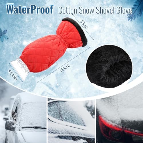 WILLBOND Ice Scraper with Glove Waterproof Ice Scrapers - Image 2