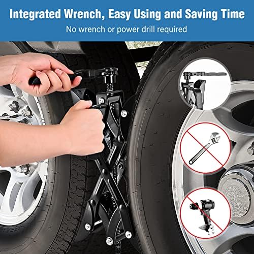Yesker RV Wheel Chock with Built-in Wrench, Heavy Duty Wheel Chocks - Image 3