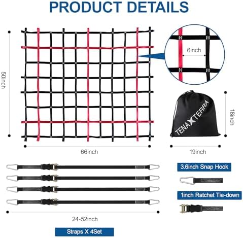 Cargo Net for Pickup Truck Bed - Image 3