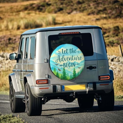 Adventure Spare Tire Cover Weatherproof Wheel Protectors Universal Wheel Covers - Image 7