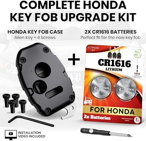 Honda Key FOB Shell + Batteries - Image 3