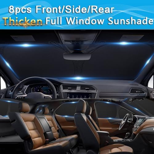 KMF 8pcs Thicken Full Sun Shades - Image 2