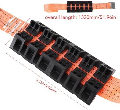 2PCS Tire Traction Straps, Strong Grip Emergency Tire Traction Device - Image 6