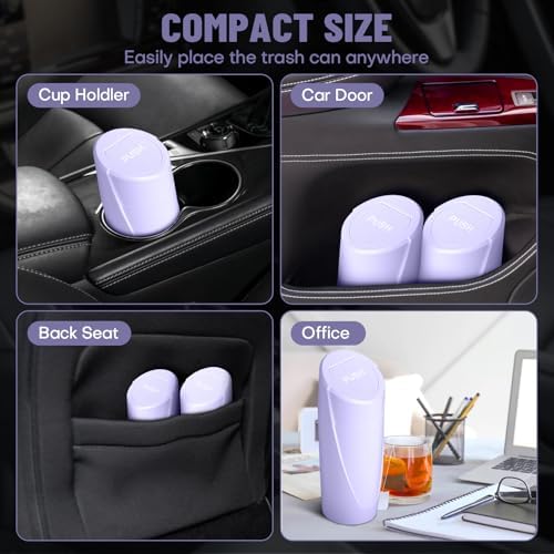 Car Trash Can Bin with Lid - Image 3