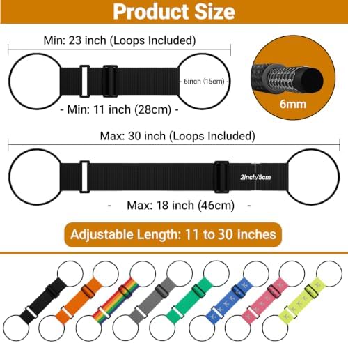 2 Pcs Luggage Connector Straps Bungee - Image 3
