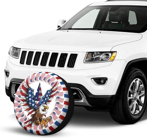 American Eagle Spare Tire Cover Waterproof Sun Protection Fit 16 Inches - Image 6