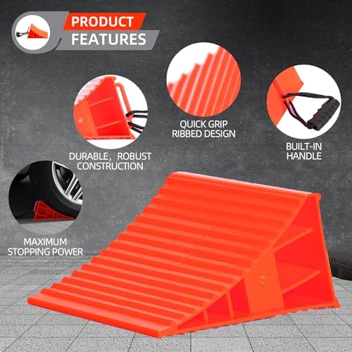 Homeon Wheels Large RV Wheel Chocks - Image 2