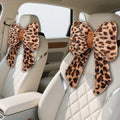2 Pack Bow Car Headrest Pillow Comfortable Soft Plush Head Rest Cushion by iHUFeather