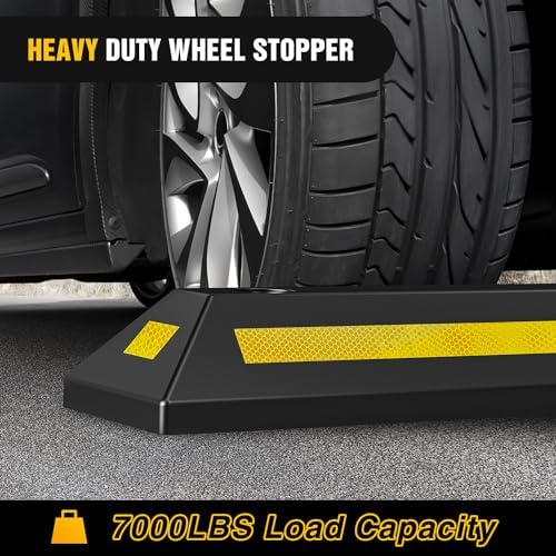 Nilight Rubber Parking Curb Wheel Stop - Image 3