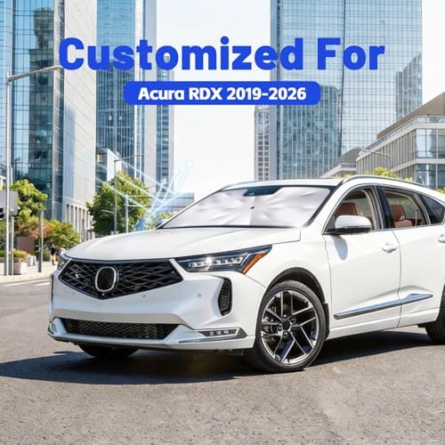 Car Windshield Sun Shade for Acura RDX 2019-2026, Foldable Car Sunshade - Image 2