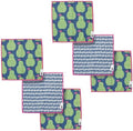 Ritz 6-Piece Pear & Speckle Microfiber Dish Cloth Set – Retro Pear Orchard & by RITZ