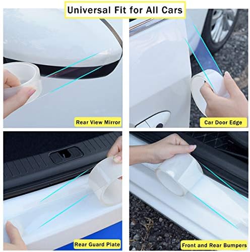 QBUC Car Door Edge Guard Clear Universal Door Sill Protector Car Door Trim Edge - Image 3