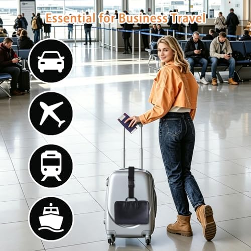 4 Pack Luggage Straps for Suitcases, Adjustable Travel Belt to Add a Bag - Image 6