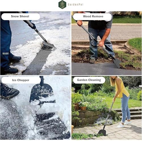 Gardenpal Flat Shovel, Snow Shovel, Ice Scraper, 54 inch Snow Ice Chopper - Image 5