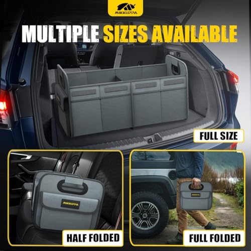 MIKKUPPA Car Trunk Organizer - 70L Foldable Car Storage - Image 5