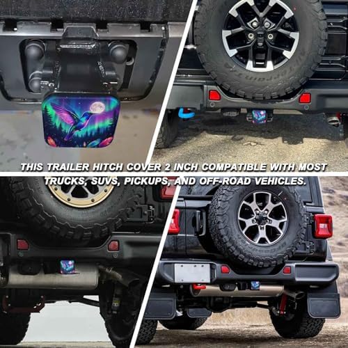 2" Trailer Hitch Cover Rubber Receiver Tube Cap Trailer Hitch Covers - Image 5