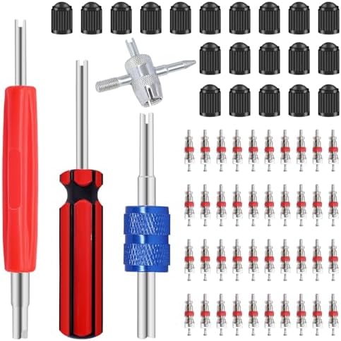 64PCS Tire Valve Stem Removal Tool Kit by Hmknana