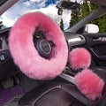 Yontree Fashion Fluffy Steering Wheel Covers by Yontree
