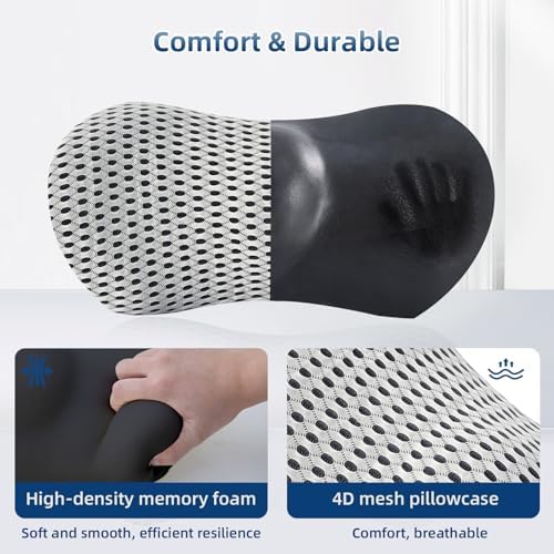 Lumbar Pillow, Memory Foam Lumbar Support Pillow - Image 3