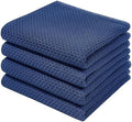 Homaxy 100% Cotton Waffle Weave Kitchen Dish Towels 4-Pack by Homaxy