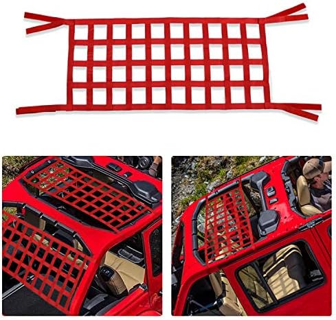 ONE250 Cargo Mesh Heavy Duty Net, Roof Top Hammock or Rear Trunk Restraint by Unknown