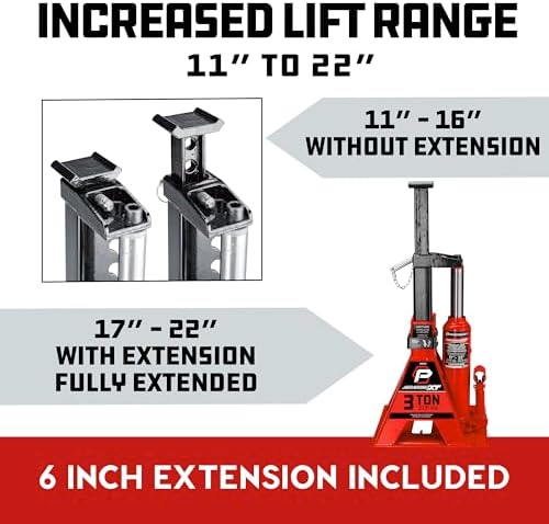 POWERBUILT 3 Ton All-in-One Hydraulic Bottle Jack and Jackstand in One - Image 5