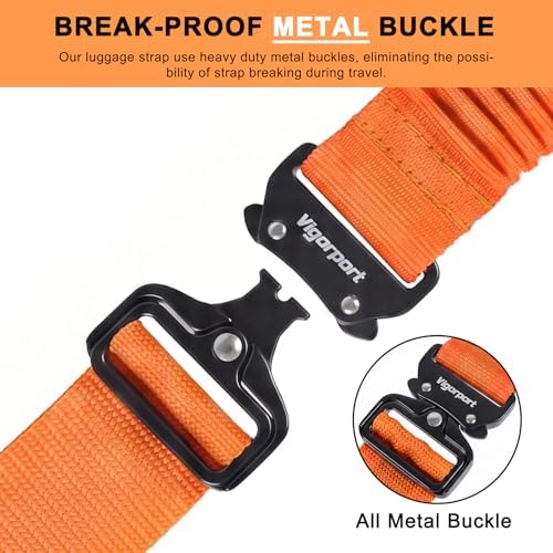 Vigorport Luggage Straps for Suitcases TSA Approved Suitcase Belt - Image 3