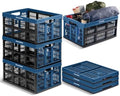 CleverMade Collapsible Utility Crate - 45L - Ocean by CleverMade