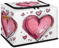 Pink Heart Storage Bins With Zipper Lid, Collapsible Trunk Organizer, Car by YLYNIU