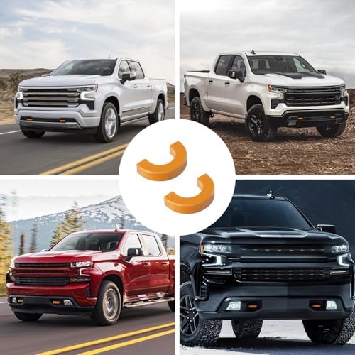 Tow Hook Covers for Silverado 1500/Sierra 1500 Orange - Image 6