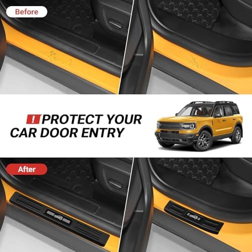 Hellet 4PCS Car Door Sill Protector - Image 3