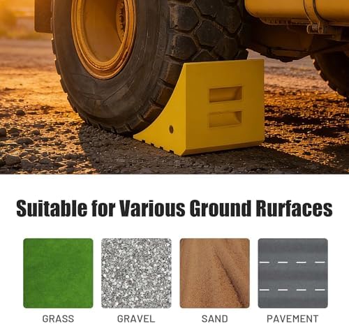 Yescom Extra Large Wheel Chocks - Image 2