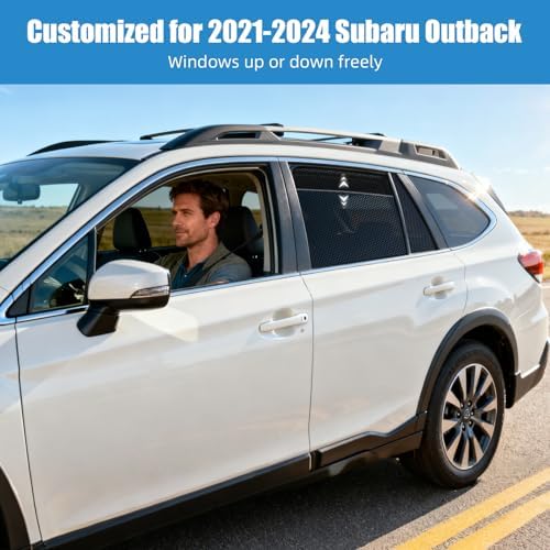 Outback Window Shades 2021-2024, Rear Side Mesh - Image 2