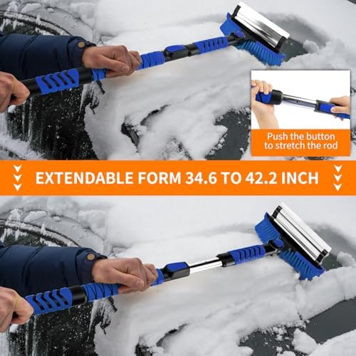METOWARE 44" Ice Scraper and Snow Brush - Image 6