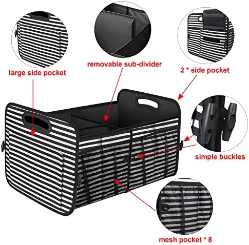 Femuar Car Trunk Organizer, Car Storage Organizer - Image 4