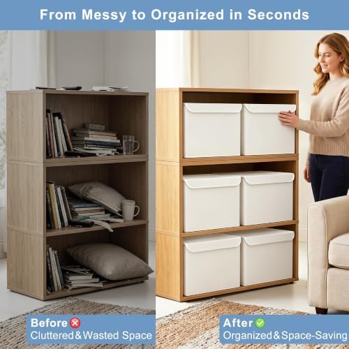 Bagnizer Large 17" 42 Quarts Collapsible Stackable Storage Bins - Image 2