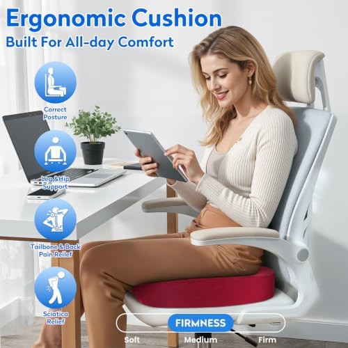 CushZone XL Memory Foam Seat Cushion - Image 6