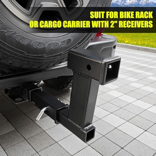 KAIRAY Trailer Receiver Hitch Riser Extender Adapter 10" Drop/Riser, 7500lbs - Image 5
