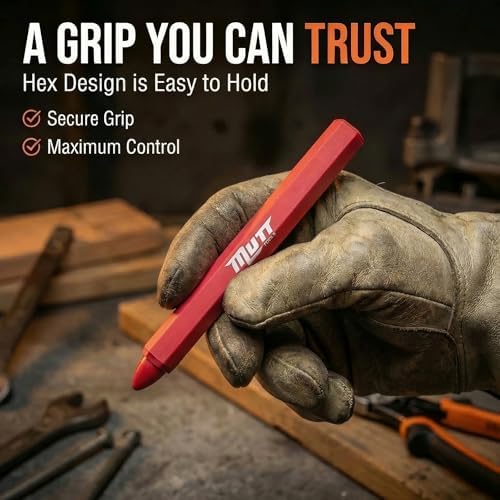 Mutt Tools Red Lumber Crayons 12 Pack - Image 7