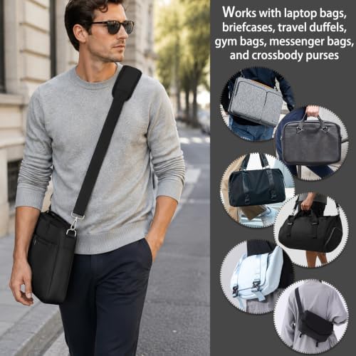 Padded Shoulder Strap, 34-66 Inch Nylon Bag Strap - Image 6