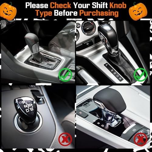 Wonderjune Halloween Car Gear Shift Hoodie Cover Decoration - Image 4