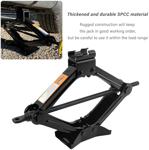 Scissor Jack for Car, Portable Tire Changing Kit - Image 3