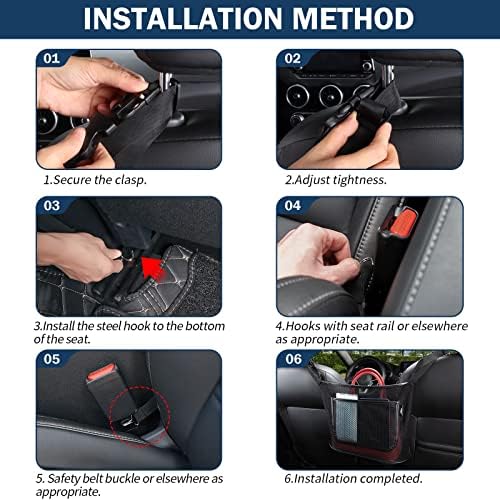 eing Car Organizers and Storage Mesh Bag, Purse Holder - Image 5