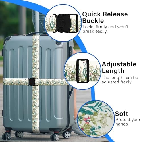 Luggage Straps for Suitcases, Travel Adjustable Belt - Image 2