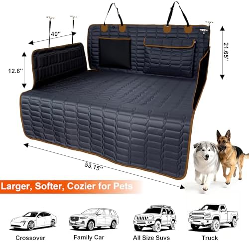 Reliadura SUV Cargo Liner for Dogs, Waterproof Trunk Cover - Image 3