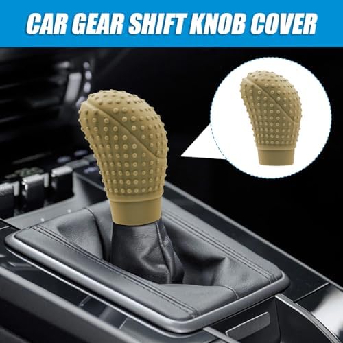 Car Gear Shift Knob Cover, Gear Shift Knob Cover Car Protect Accessories - Image 3