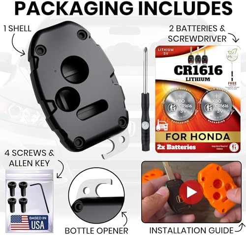 Honda Key FOB Shell + Batteries - Image 6