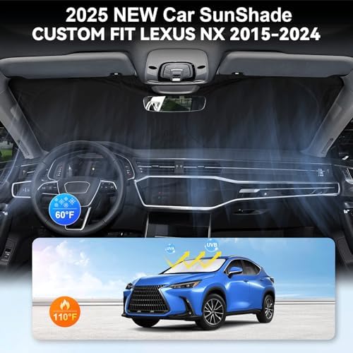 Custom Fit NX NX250 Windshield Sunshade - Image 4